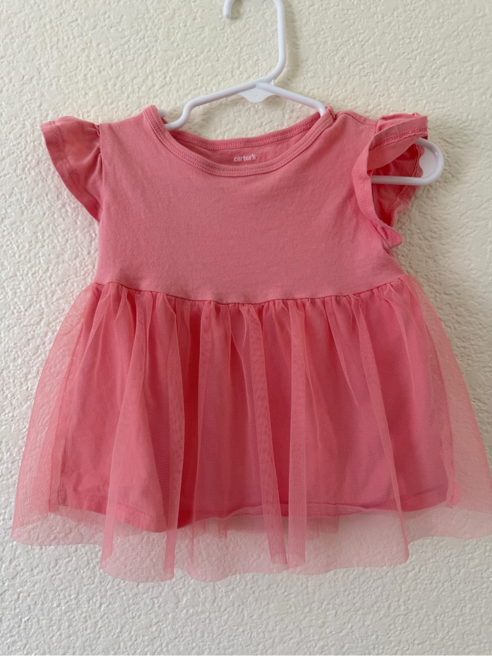 Carter’s Pink Ruffle Tulle Shirt